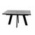 Стол DikLine SKM140 Керамика серый мрамор/подстолье черное/опоры черные (2 уп.), изображение 2 | Интернет магазин мебели и декора LifeDekor
