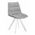 Стул DikLine 229 поворотный, B22 GREY, ножки белые | Интернет магазин мебели и декора LifeDekor