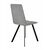Стул DikLine 280 B22 GREY, ножки черные, изображение 3 | Интернет магазин мебели и декора LifeDekor