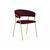 Стул Kamelia 1 wine red / gold | Интернет магазин мебели и декора LifeDekor