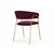 Стул Kamelia 1 wine red / gold, изображение 4 | Интернет магазин мебели и декора LifeDekor