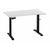 Компьютерный стол Маркос с механизмом подъема 120х75х75 белая шагрень / черный, изображение 2 | Интернет магазин мебели и декора LifeDekor