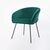 Дизайнерский стул Elegans изумрудный, основание металл черный | Интернет магазин мебели и декора LifeDekor