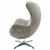 Кресло EGG STYLE CHAIR латте, искусственная замша, изображение 3 | Интернет магазин мебели и декора LifeDekor
