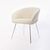 Дизайнерский стул Elegans бежевый, основание хром | Интернет магазин мебели и декора LifeDekor