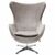 Кресло EGG STYLE CHAIR латте, искусственная замша, изображение 2 | Интернет магазин мебели и декора LifeDekor