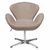 Кресло SWAN STYLE CHAIR латте, экокожа, изображение 2 | Интернет магазин мебели и декора LifeDekor