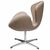 Кресло SWAN STYLE CHAIR латте, экокожа, изображение 3 | Интернет магазин мебели и декора LifeDekor