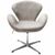 Кресло SWAN STYLE CHAIR латте, искусственная замша, изображение 2 | Интернет магазин мебели и декора LifeDekor
