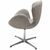 Кресло SWAN STYLE CHAIR латте, искусственная замша, изображение 3 | Интернет магазин мебели и декора LifeDekor