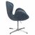 Кресло SWAN STYLE CHAIR тёмно-серый, искусственная замша, изображение 3 | Интернет магазин мебели и декора LifeDekor