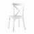 Стул Кроссбэк пластиковый белый, изображение 8 | Интернет магазин мебели и декора LifeDekor