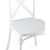 Стул Кроссбэк пластиковый белый, изображение 10 | Интернет магазин мебели и декора LifeDekor
