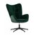 Кресло Филадельфия велюр изумрудный ножка черная | Интернет магазин мебели и декора LifeDekor