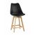 Стул полубарный FRANKFURT черный | Интернет магазин мебели и декора LifeDekor
