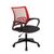 Кресло офисное TopChairs ST-Basic сетка/ткань красный | Интернет магазин мебели и декора LifeDekor
