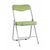 Складной стул Джонни экокожа салатовый каркас металлик | Интернет магазин мебели и декора LifeDekor