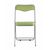 Складной стул Джонни экокожа салатовый каркас металлик, изображение 3 | Интернет магазин мебели и декора LifeDekor