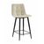 Стул полубарный Джанго велюр бежевый высота сиденья 60 см | Интернет магазин мебели и декора LifeDekor