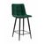 Стул полубарный Джанго велюр зелёный высота сиденья 60 см | Интернет магазин мебели и декора LifeDekor