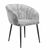 Стул DikLine 441 M13 светло-серый, ножки черные | Интернет магазин мебели и декора LifeDekor