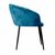 Стул DikLine 441 M19 бирюза, ножки черные, изображение 3 | Интернет магазин мебели и декора LifeDekor
