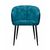 Стул DikLine 441 M19 бирюза, ножки черные, изображение 2 | Интернет магазин мебели и декора LifeDekor
