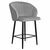 Стул полубарный Paola темно-серый | Интернет магазин мебели и декора LifeDekor