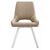 Стул DikLine 268 Z128 бежевый, ножки белые, изображение 2 | Интернет магазин мебели и декора LifeDekor