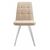 Стул DikLine 207 B03 BEIGE, ножки белые, изображение 3 | Интернет магазин мебели и декора LifeDekor