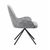 Стул DikLine 402 N84 св.серый, ножки черные, изображение 3 | Интернет магазин мебели и декора LifeDekor