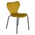Стул Seven Style горчичный велюр с чёрными ножками | Интернет магазин мебели и декора LifeDekor