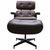 Кресло EAMES LOUNGE CHAIR и оттоманка EAMES LOUNGE CHAIR коричневые, изображение 2 | Интернет магазин мебели и декора LifeDekor