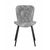 Стул DikLine 303 M13 светло-серый, ножки черные, изображение 2 | Интернет магазин мебели и декора LifeDekor