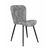 Стул DikLine 303 M13 светло-серый, ножки черные | Интернет магазин мебели и декора LifeDekor