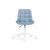 Офисное кресло Честер голубой (velutto 47 ) / белый, изображение 2 | Интернет магазин мебели и декора LifeDekor