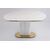Стол обеденный раскладной Атриум-2 MC3035-140W, 140(30+30)х100х77 см, белая керамика, изображение 5 | Интернет магазин мебели и декора LifeDekor