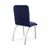 Стул для обеденной зоны SHADO София Велюр синий хром, изображение 2 | Интернет магазин мебели и декора LifeDekor