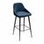 Стул барный Douglas ромб, бархат синий 29, изображение 4 | Интернет магазин мебели и декора LifeDekor