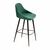 Стул барный Douglas ромб, бархат зеленый 19 | Интернет магазин мебели и декора LifeDekor