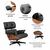 Кресло EAMES LOUNGE CHAIR и оттоманка EAMES LOUNGE CHAIR чёрные, изображение 15 | Интернет магазин мебели и декора LifeDekor