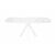 Стол DikLine DKU120 Керамика Белый мрамор/подстолье белое/опоры белые (2 уп.), изображение 2 | Интернет магазин мебели и декора LifeDekor