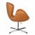 Кресло SWAN STYLE CHAIR оранжевый, изображение 3 | Интернет магазин мебели и декора LifeDekor