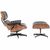 Кресло EAMES LOUNGE CHAIR и оттоманка EAMES LOUNGE CHAIR чёрные, изображение 9 | Интернет магазин мебели и декора LifeDekor