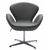 Кресло SWAN STYLE CHAIR серый, изображение 3 | Интернет магазин мебели и декора LifeDekor