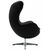 Кресло EGG STYLE CHAIR чёрный, изображение 2 | Интернет магазин мебели и декора LifeDekor