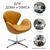 Кресло SWAN STYLE CHAIR оранжевый, изображение 8 | Интернет магазин мебели и декора LifeDekor