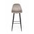 Стул барный TED, бархат пепельно-бежевый 25 /опора конус, изображение 2 | Интернет магазин мебели и декора LifeDekor