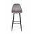 Стул барный TED, бархат серый 27 /опора конус, изображение 2 | Интернет магазин мебели и декора LifeDekor