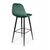 Стул барный TED, бархат зеленый 19 /опора конус, изображение 4 | Интернет магазин мебели и декора LifeDekor